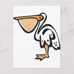 Postal Cute Pelican