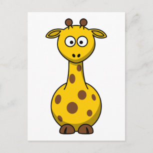 Postal Cute Personalizado Giraffe