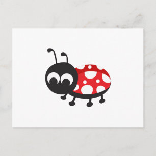 Postal Cute Personalizado Ladybug