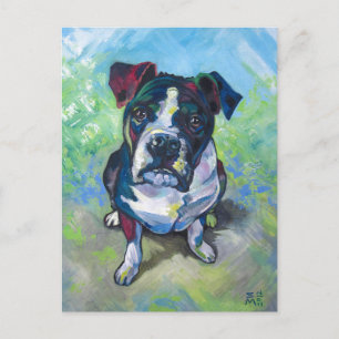 Postal Cute Pintado De Toro