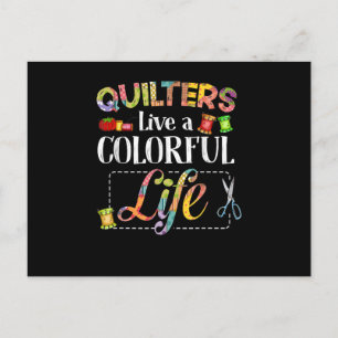 Postal Cute Quilters Quilters Quilters Fans Vive Vida Col