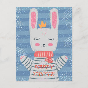 Postal Cute Rabbit Art