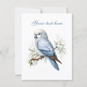 Postal Cute Seasonal Winbird agrega texto