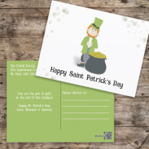 Cute simple Leprechaun San Patricio