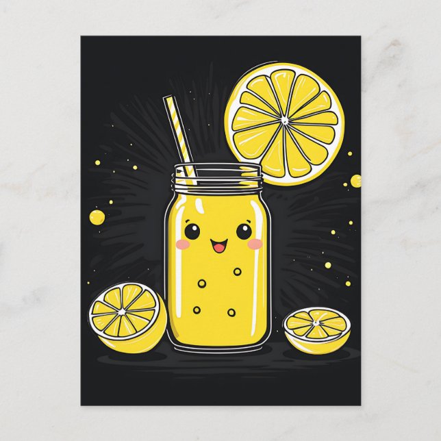 Postal Cute Smile Lemonade (Anverso)