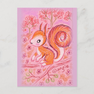 Postal Cute Squirrel