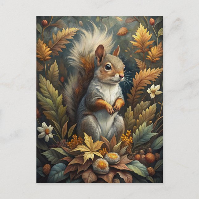 Postal Cute Squirrel (Anverso)