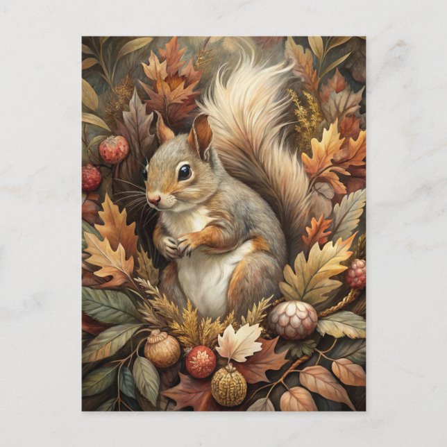 Postal Cute Squirrel (Anverso)