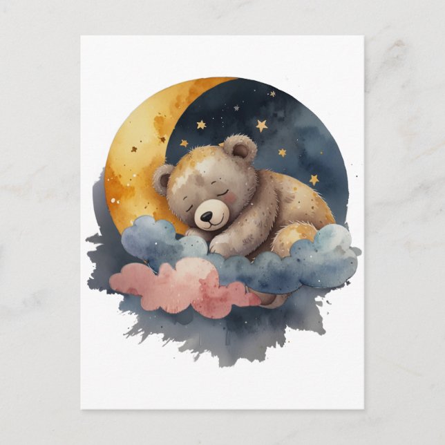 Postal Cute Teddy Bear (Anverso)