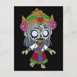 Postal Cute Thai Zombie
