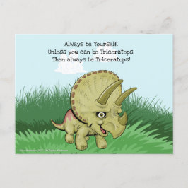 Postal Cute Triceratops