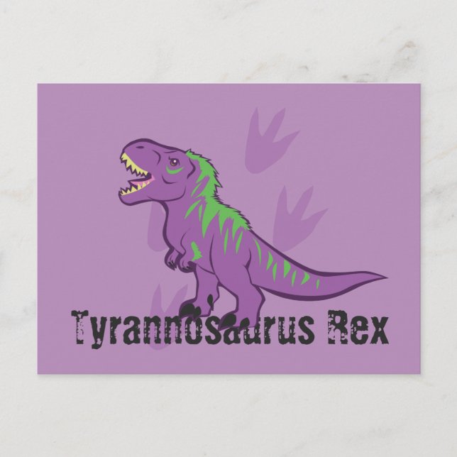 Postal Cute Tyrannosaurus Rex (Anverso)