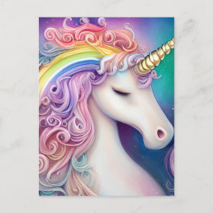 Postal Cute unicornio