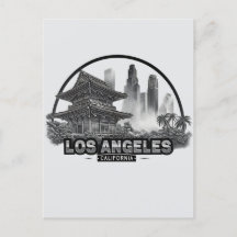 Cute Vintage Los Angeles City California USA