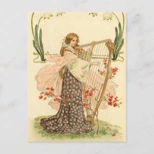 Postal Cute vintage Saint Patrick's Day