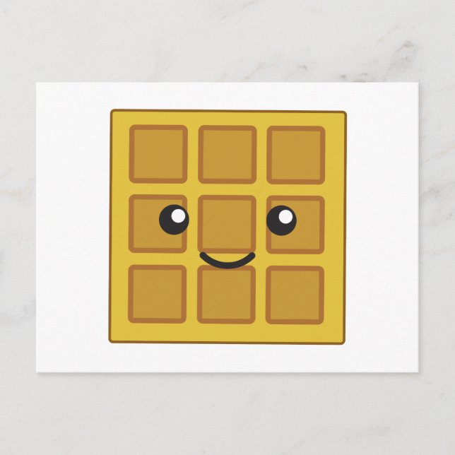 Postal Cute Waffle (Anverso)