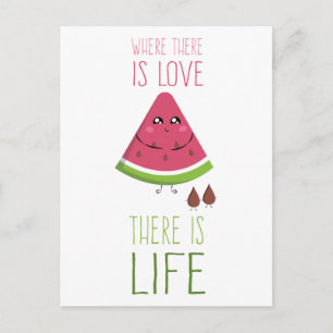 Postal Cute Watermelon