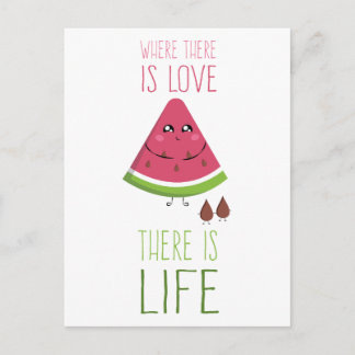 Postal Cute Watermelon