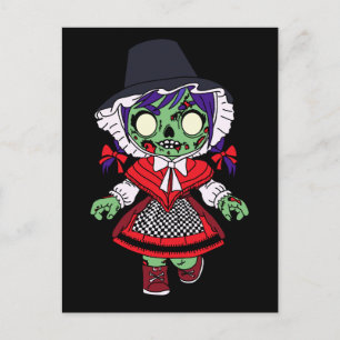 Postal Cute Welsh Zombie
