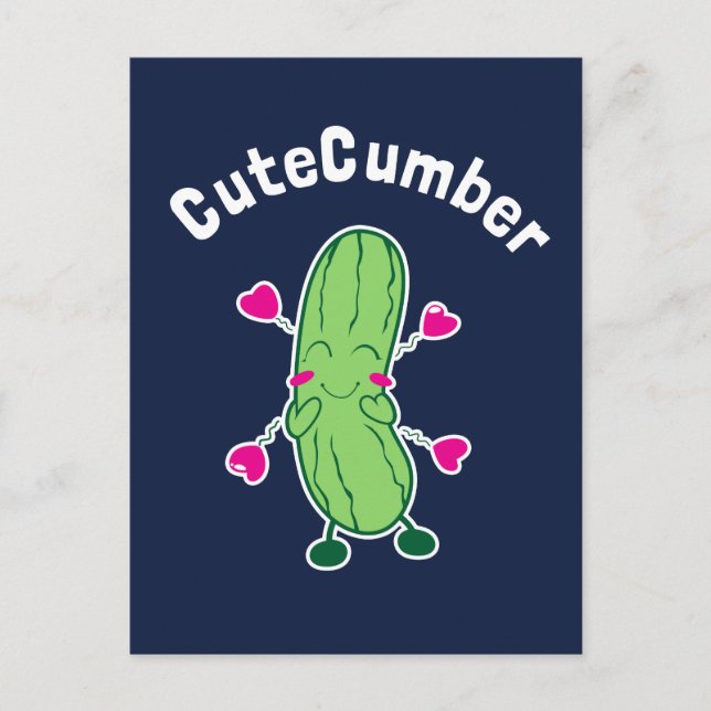 Postal CuteCumber (Anverso)