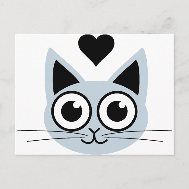 Postal Cutest Blue Cat (Anverso)