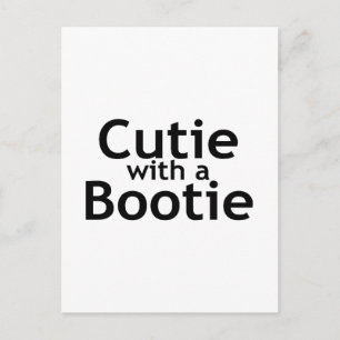 Postal Cutie Con Un Bootie