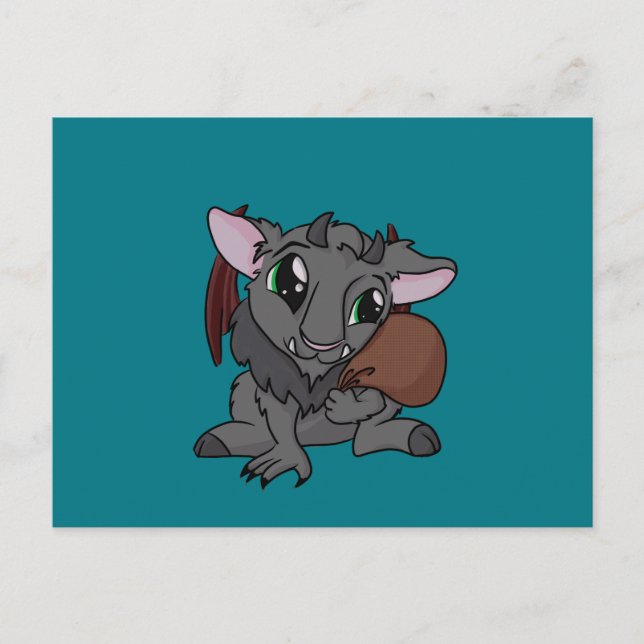 Postal ¡Cutie Krampus! (Anverso)