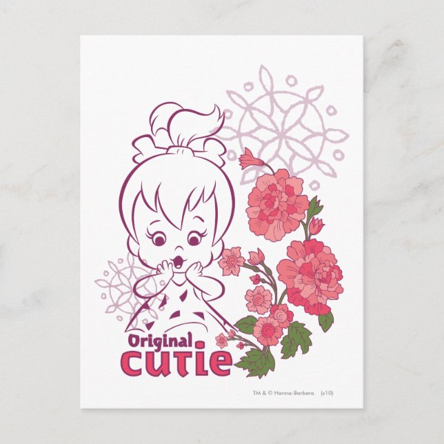Postal Cutie original de PEBBLES (Anverso)