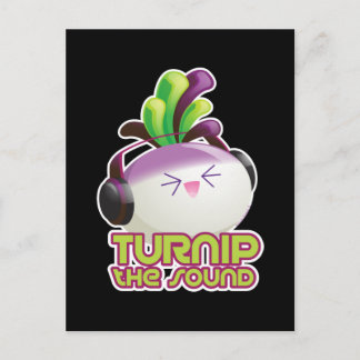 Postal Cuto baile electrónico música Turnip Pun