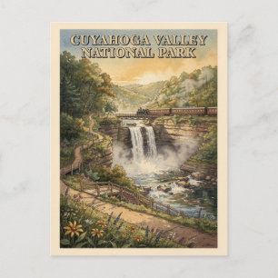 Postal Cuyahoga Valley National Park Brandywine Falls