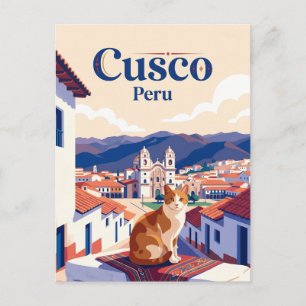 Postal Cuzco Perú