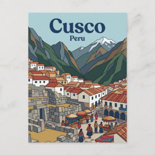 Postal Cuzco Perú