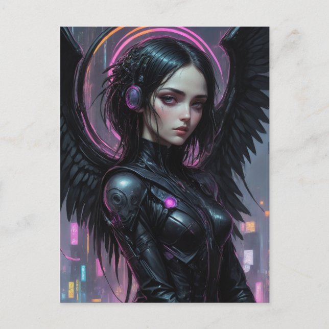 Postal Cyberpunk Dark Angel Fantasy (Anverso)