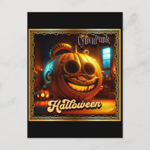 POSTAL CYBERPUNK HALLOWEEN PUMPKIN