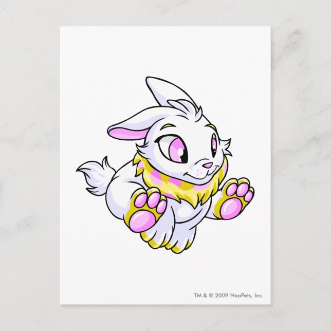 Postal Cybunny Amarillo (Anverso)