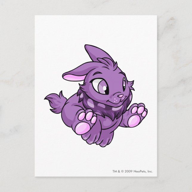 Postal Cybunny Purple (Anverso)