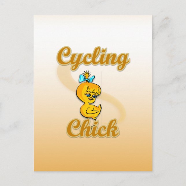 Postal Cycling  Chick (Anverso)
