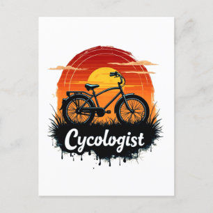 Postal Cycologist Bike Adventure: Tee gráfico atardecer