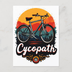 Postal Cycopath: Bicicleta energética y gráfico de puesta