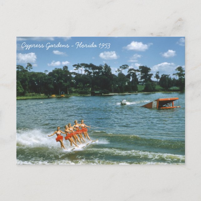 Postal Cypress Gardens Water Show (Anverso)