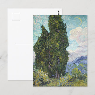 Postal Cypresse de Van Gogh