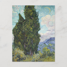 Postal Cypresse de Van Gogh