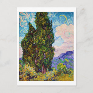 Postal Cypresses, Van Gogh