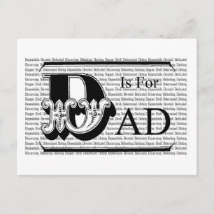 Postal ¡D es para papá!