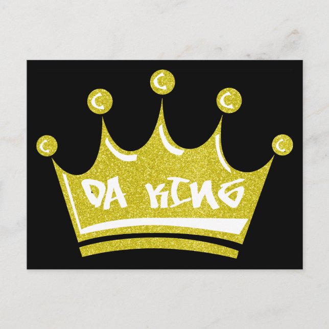 Postal Da King (Anverso)