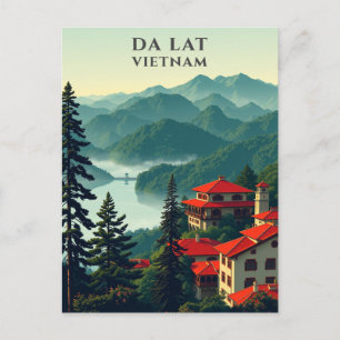 Postal Da Lat Vietnam Viajes Escénicos