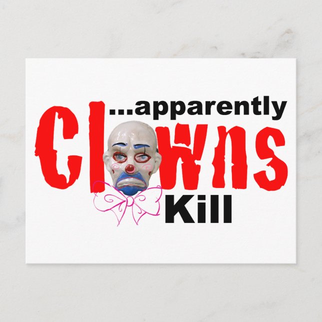 Postal ¡Da miedo! (Anverso)