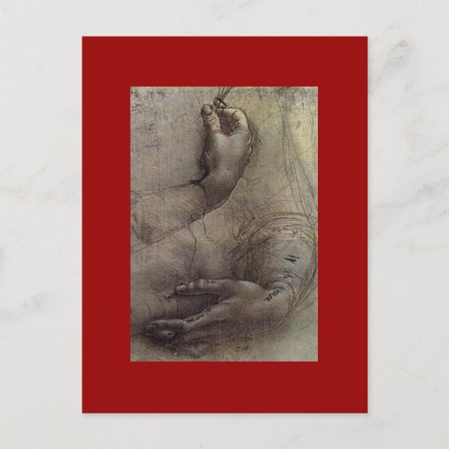 postal da Vinci (Anverso)