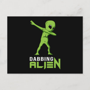 Postal Dabbing Alien Area 51 Extranjería Ufo Space Aliens