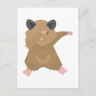 Postal Dabbing Hamster Dance Funny Dab Dance Gift Idea